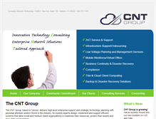 Tablet Screenshot of cntgroup.com
